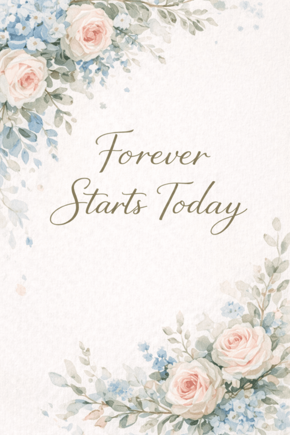 Givio floral wedding card cover